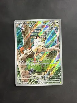 Meowth 106/94 Illustration Rare ME02: Phantasmal Flames Pokemon TCG NM - Image 1