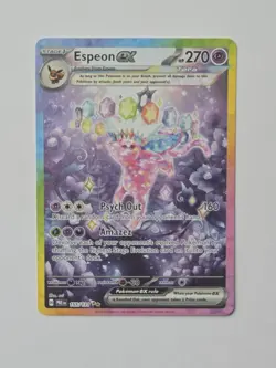 Espeon Ex SIR 155/131 Pokemon Prismatic Evolutions Special Illustration Rare - Image 1