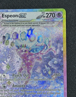 Espeon ex 155/131 Special Illustration Rare SV Prismatic Evolutions Pokemon NM - Image 4