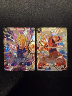 DRAGON BALL SUPER SUPREME SHOWDOWN VEGETA SON GOKU TB2-002-SPR TB2-005-SPR NM - Image 1