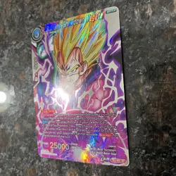 Supreme Showdown Vegeta TB2-005 SR Foil Dragon Ball Super Card Game | NM - Image 2