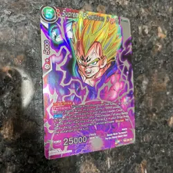 Supreme Showdown Vegeta TB2-005 SR Foil Dragon Ball Super Card Game | NM - Image 3