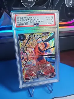 2018 Dragon Ball Super TB2-002 Supreme Showdown Goku Special Rare SPR PSA 10 GEM - Image 1