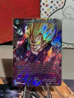 Supreme Showdown Vegeta TB2-005 SR Foil Dragon Ball Super Card Game | NM - Image 2