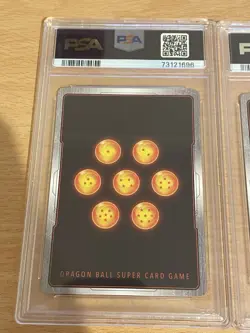 Dragon Ball Supreme Showdown Vegeta & Son Goku TB2-005 TB2-002 SPR PSA 10 CARD - Image 5