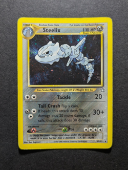 Pokemon Lot 3 English Neo Genesis Cards Steelix, Jumpluff Holo and Rare Vintage - Image 3