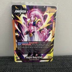 DBS Dragon Ball Fusion World FB04-077 Majin Buu Evil Leader Card - Image 1
