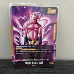 DBS Dragon Ball Fusion World FB04-077 Majin Buu Evil Leader Card - Image 2