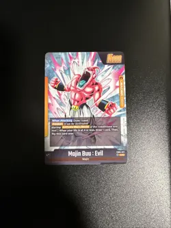 Dragon Ball Super Fusion World Majin Buu: Evil FB04-077 Alternate Art Leader - Image 2
