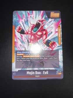 Dragon Ball Super Fusion World Majin Buu: Evil FB04-077 Alternate Art Leader - Image 3