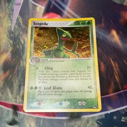 Sceptile ~ 4/17 ~ Holo ~ POP SERIES 1 ~ MODERATE PLAY ~ Pokemon Card - Image 1