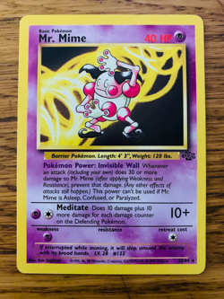 Mr. Mime (22/64) Non Holo Jungle Set Rare Pokemon Card! FAST & FREE P&P! - Image 1
