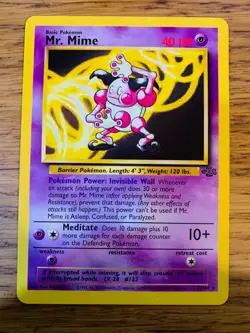 Mr. Mime (22/64) Non Holo Jungle Set Rare Pokemon Card! FAST & FREE P&P! - Image 2