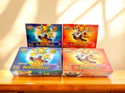 4 BOXES - POKEMON PIKACHU COSPLAY Halloween Cards 120 Sealed Pack - Image 2