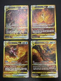 Korean Card Vstar Universe Giratina Arceus Palkia Dialga UR Lot 4 Complete Set - Image 1