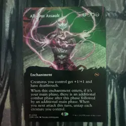 All-Out Assault (Borderless) Tarkir Dragonstorm Mythic TDM 0352 - Image 1