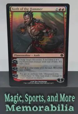 MTG Koth of the Hammer Foil Duel Decks: Venser vs. Koth Magic The Gathering LP - Image 1