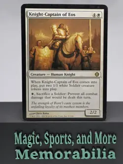 MTG Knight-Captain of Eos Shards of Alara 17/249 Rare Magic the Gathering - Image 1