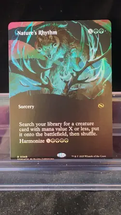 Nature's Rhythm (Borderless) Tarkir: Dragonstorm Foil - Image 1