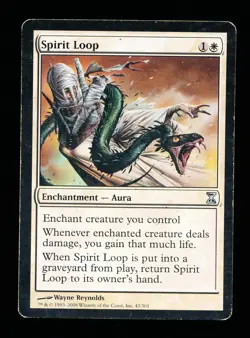 * * 1x Spirit Loop x1 * * Time Spiral MTG HP Heavily Played - Image 1