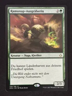 1x MTG Ramunap Excavator (German) - Hour of Devastation (HOU) #129 - Magic - Image 1