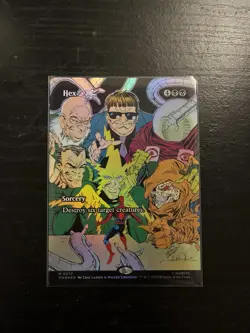 MAR 0017 - Hex (Borderless) Marvel Universe Foil -NM - MTG - Image 1