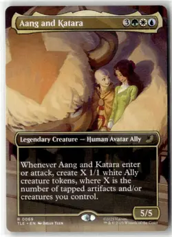 Aang and Katara (Borderless) Avatar: The Last Airbender: Eternal-Legal Regular - Image 1