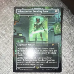Magic: The Gathering Adamantium Bonding Tank Legendary Artifact Marvel Rare 1741 - Image 1