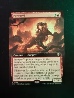 Pyrogoyf (Extended Art) Commander: Modern Horizons 3 Regular - Image 1