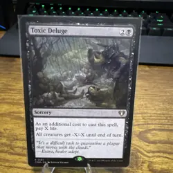 NM Toxic Deluge, MTG, Commander Masters, Magic the Gathering, 191 pack fresh - Image 1