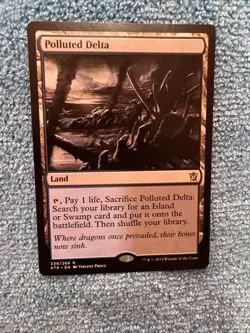Magic The Gathering - Khans of Tarkir Khan Polluted Delta #239 - Image 1