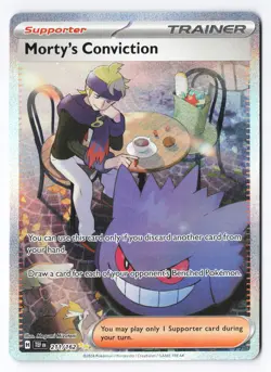 Morty's Conviction 211/162 - Temporal Forces Special Illustration Rare Holo NM - Image 1