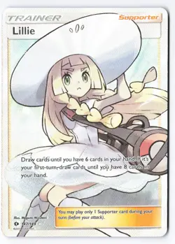 Lillie (Full Art) 147/149 - SM Base Set Ultra Rare Holo NM - Image 1