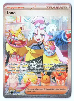 Iono 269/193 - Pokemon Paldea Evolved Special Illustration Rare SIR Full Art NM - Image 1