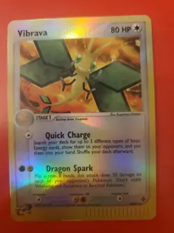 Pokemon TCG: 2003 Vibrava 22/97 EX Dragon Holo Rare HP - Image 1