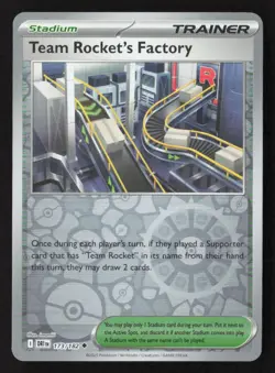 Team Rocket's Factory Uncommon Reverse Holo DRI 173/182 NM Pokemon TCG - Image 1