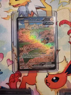 Pokemon Iron Hands ex 248/182 SV04 Paradox Rift Special Illustration Rare Holo - Image 1