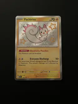 Pokemon TCG - Pachirisu - SV: Paldean Fates 138/091 Shiny Rare Free Shipping NM - Image 1