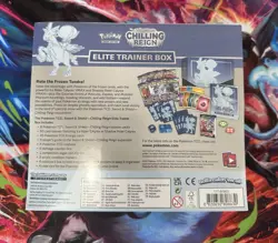 Chilling Reign Elite Trainer Box ETB Pokemon Sealed *TEAR* - Image 2