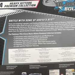 Pokemon TCG Unova Heavy Hitters Premium Collection Black Bolt & White Flare NEW - Image 3