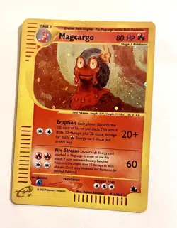 Magcargo H16/H32 Holo Rare Skyridge Pokemon TCG 2003 - Image 1