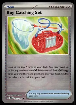 Pokemon TCG Prismatic Evolutions #102/131 Bug Catching Set Pokeball NM - Image 1