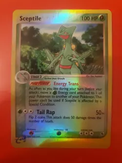 Pokemon TCG: 2003 Sceptile 20/109 Ruby and Sapphire Holo Rare LP - Image 1