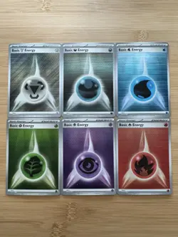 Pokemon TCG Reverse Holo Energy Set x6 Black Bolt & White Flare NM ✨ - Image 1