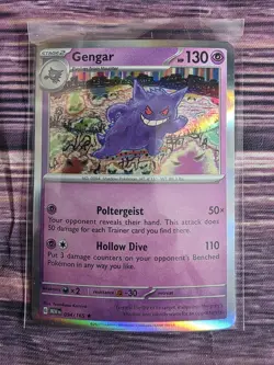 Pokemon Gengar TCG Holo Card 94/165 Scarlet & Violet 151 - Image 1