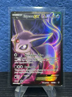 Espeon EX 117/122 Holo Full Art Ultra Rare Card LP XY Breakpoint Pokemon TCG - Image 1