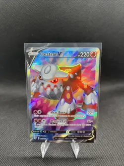 Pokemon TCG Heatran v Astral Radiance Holo Full Art Ultra Rare Card 165/189 - Image 1