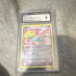 Pokemon Uxie Mysterious Treasures 18/123 Holo CGC 9 2007 Psychic - Image 1