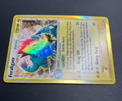 Pokemon TCG Feraligatr EX Dragon Frontiers 2/101 Delta Species Holo Rare 120HP - Image 5