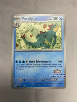 Pokemon: Feraligatr (Illustration Contest 2024) Scarlet & Violet Promo 213 - Image 1